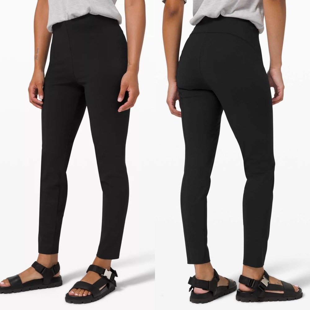 Lululemon Here to There High-Rise 7/8 Black Pants Size 4